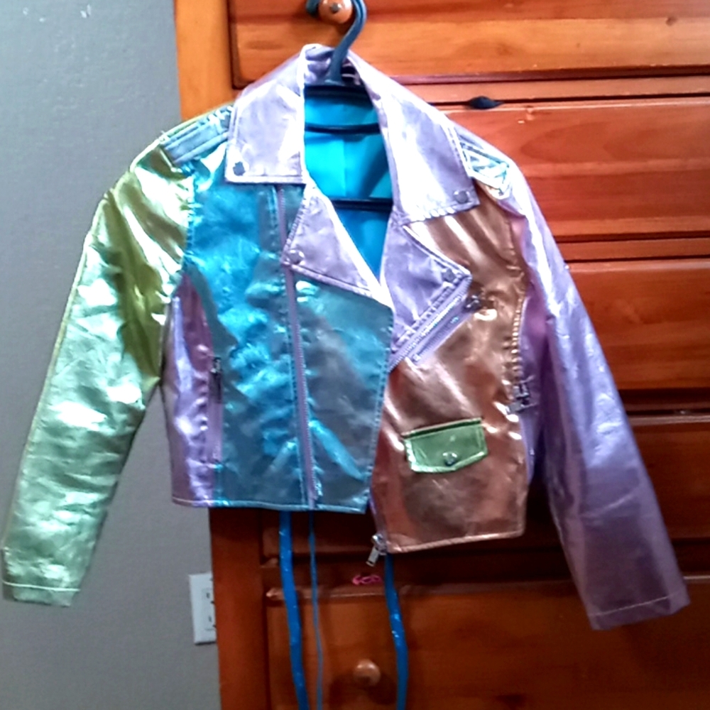 Flashy pastel jacket